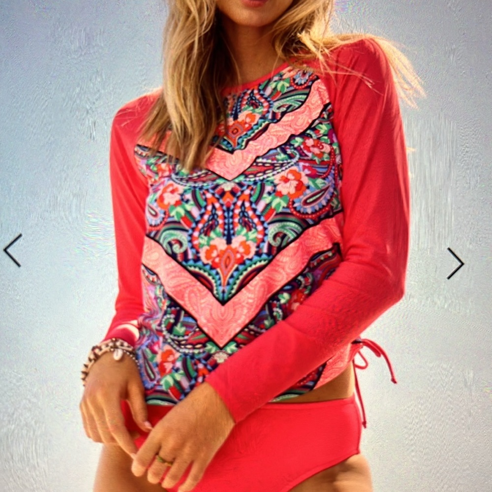 Venus Women's Pink Patterned Top